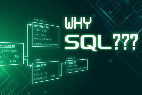 tại sao sử dụng SQL